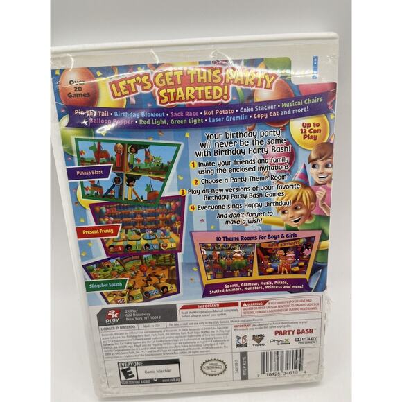 Birthday Party Bash (Nintendo Wii, 2009) - Tested Free S/H - Picture 2 of 5